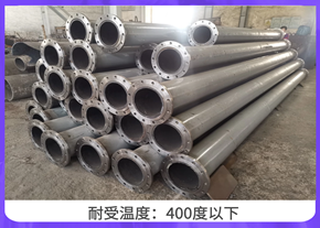 襯膠管道耐受溫度在什么范圍內？[江河]
